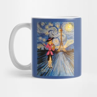 A Starry Night in Paris Mug